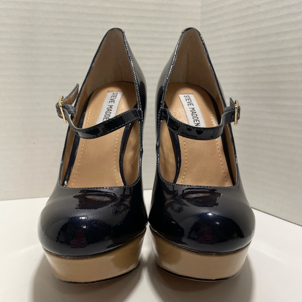 Steve Madden Bellah Blue Multi Mary Janes